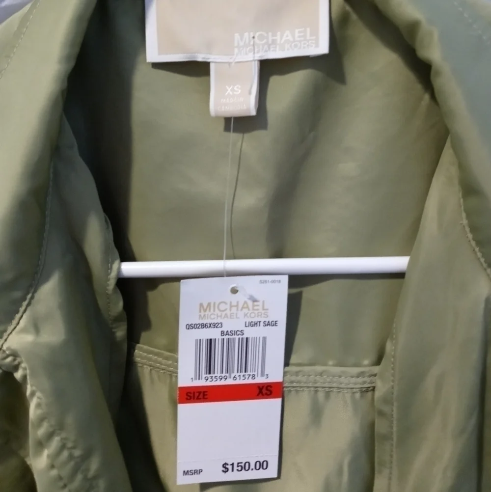Michael Kors  Jacket/wind breaker XS sage